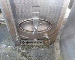 Maschine: SCHOLTEN TANKS R19 Edelstahltank, liegend, Volumen: 2,3 m³