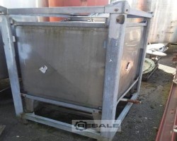 Maschine: SCHOLTEN TANKS R16 Edelstahltank, stehend, Volumen: 1 m³