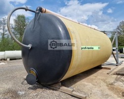 Maschine: REICH TANK Polyester-Silo P404 GFK-Silo 50.000 L mit Unterfahrgestell