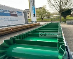 Maschine: DIE MAGNETPROFIS FB6000 Flachförderband Transportband Conveyor Conveyorbel