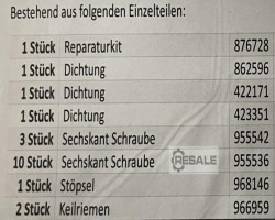 Maschine: VOLVO PENTA TMD 122A Reparaturset Kühlwasserpumpe