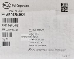 Maschine: PALL ARD120UH21 Filterpatronen, Porengrösse: 1µm, Länge: 20