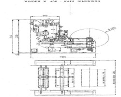 Maschine: BANDERA W 400/1 Wickler Kalibrierung und Abzugseinheit 1100mm