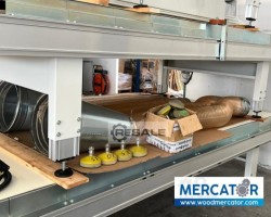 Maschine: DMC SYSTEM SY TC 1350 Bearbeitungslinie Kalibrieren und Bürsten