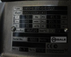 Maschine: GRUNDFOSS CRN 90 Kreiselumlaufpumpe