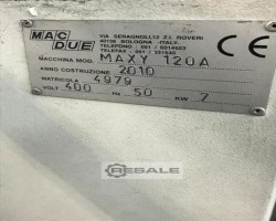 Maschine: MACDUE Maxi 120/A + T.150-80 R. Schrumpftunnel