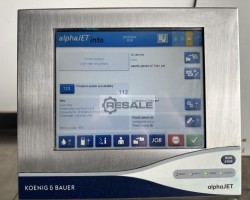 Maschine: KOENIG AND BAUER Alphajet Into Tintenstrahldrucker