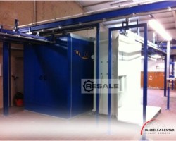 Maschine: HANDELSAGENTUR BENECKE  Pulveranlage mit Querverschub