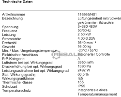 Maschine: ZIEHL-ABEGG GR31C-ZID.DC.CR Radiallüftungseinheit