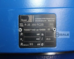 Maschine: ROSSI R2E 355 FC2S Getriebe