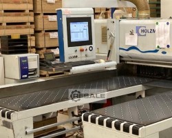 Maschine: HOLZMA OPTIMAT HPL 380/43/22/L Plattenaufteilsägen
