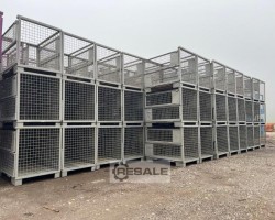 Maschine:   Euro-Pool Gitterbox grau 120 x 80 cm