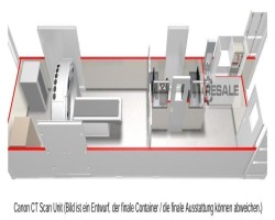 Maschine: CANON CT-Scan Unit Container ohne CT)