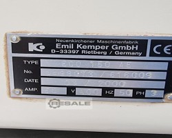 Maschine: KEMPER ECO 150ae Spiralknetmaschine