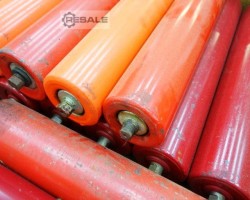 Maschine:  464 x 80 Förderbandrollen -Transportrollen