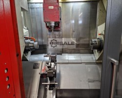Maschine: EMCO HT65-SMYB-Powermill G1 Bigbore CNC Doppelspindeldrehmaschinen