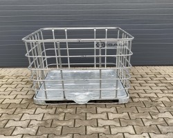 Maschine: IBC 1.200 x 1.000 x 1.150 mm Gitterbox Transportbox Brennholzbox