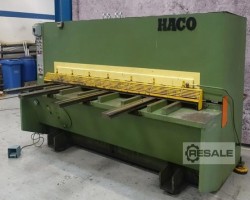 Maschine: HACO HS 2500 x 13 mm Tafelscheren (hydraulisch)