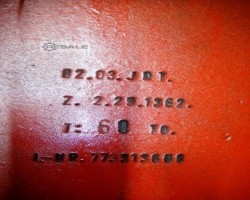 Maschine: J.D.T. H 4 32 x 96 x 2000 Anschlagketten 4 - Strang