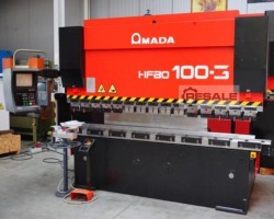 Maschine: AMADA HFBO 100/3  3100 x 100 to CNC Abkantpressen