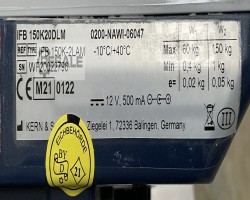 Maschine: KERN IFB 150K20DLM Plattformwaage Kern