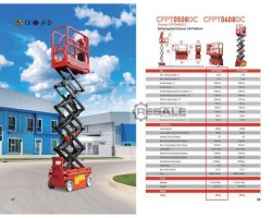 Maschine: CFMG CFPT0508DC 6.5m Scherenarbeitsbühne MESSESONDERPREIS BAUMA