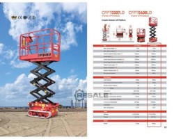 Maschine: CFMG CFPT0408LD 6.5m Gelände- Raupenarbeitsbühne MESSESONDERPREIS