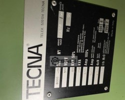 Maschine: TECNA Telex: 520134 Elektrodenschweissgeräte