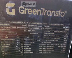 Maschine: GREEN TRANSFO Minera MP Öltransformator
