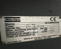 Maschine: ATLAS COPCO ZE 90 Druckluftkompressor