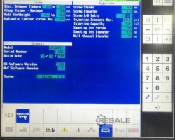 Maschine: HUSKY SX500 120mm screw PET Preformmaschinen