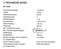 Maschine: CINCINNATI Talos 45-30 G Einschneckenextruder