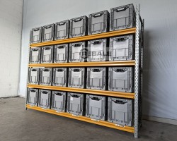 Maschine: STOW MIDIRACK lenght  2.810 mm Weitspannregale  Kistenregal