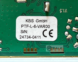 Maschine: KBS PTF-L-VAR600 Pick-by-Light