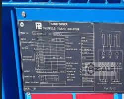 Maschine: PAUWELS 2000 kva Transformator