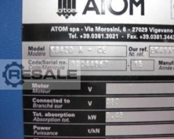 Maschine: ATOM KS 420A/CE Leder-Spaltmaschine