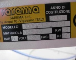 Maschine: SAREMA type 5000/5100/5201 Vorderkappen-und Futterklebemaschineneinrichtung