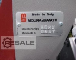 Maschine: MOLINA + BIANCHI Syncron Zero MW type SOMW Einschermaschine