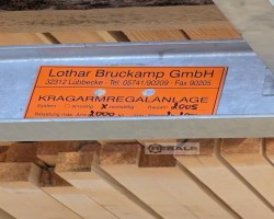 Maschine: BRUCKAMP Regalsystem Kragarmregale