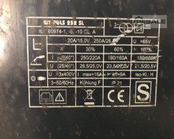 Maschine: WT Puls 252 SL MIG MAG Schutzgasschweissgeräte
