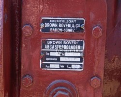 Maschine: MTU / MAYBACH 493 / 820 Turbolader