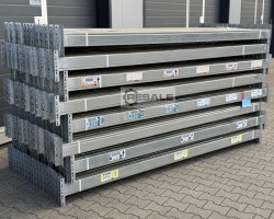 Maschine: DEXION P90 lenght: 14,10 lfm. Palettenregale
