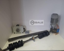 Maschine:   Kompette Lineareinheit, abgebaut, max. Hub 900/122