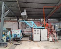 Maschine: CHANGZHOU DALI PLASTICS M DL-2400 CPE/TPE-Gießmaschine mit einem Extruder