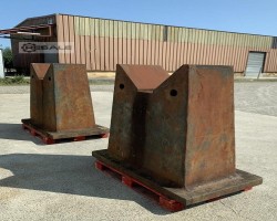 Maschine:  Cast iron V supports Aufspannwinkel