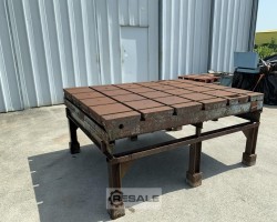 Maschine:  Cast iron bed 2300x1900x200mm Montagetische