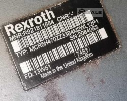 Maschine: REXROTH BOSCH MCR5H470ZZ33B4M2WL12P1 Hydraulischer Nabenmotor Bosch Rexroth MCR5H470ZZ33B4M2