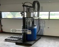 Maschine: SCA SCHUCKER PPW57-200P8-R-E Druckluftgetriebene Kolbenpumpe Fasspumpe