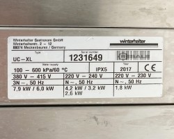 Maschine: WINTERHALTER UC-XL Grossküchen