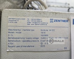 Maschine: ZENTNER Multiline W250 Waschnlage